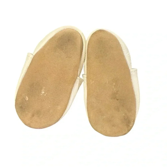 ROSIE AND MOSS Flamingo Leather Moccasins - Picture 5 of 5